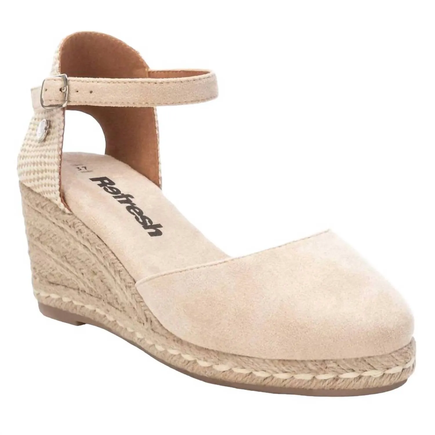 Women's Wedge Sandals In Beige
