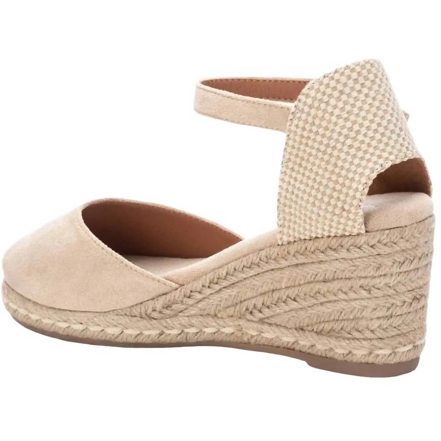 Women's Wedge Sandals In Beige
